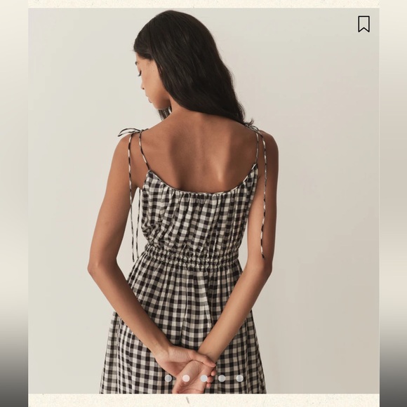 Doen Leslie Midi Dress in gingham - Picture 3 of 5